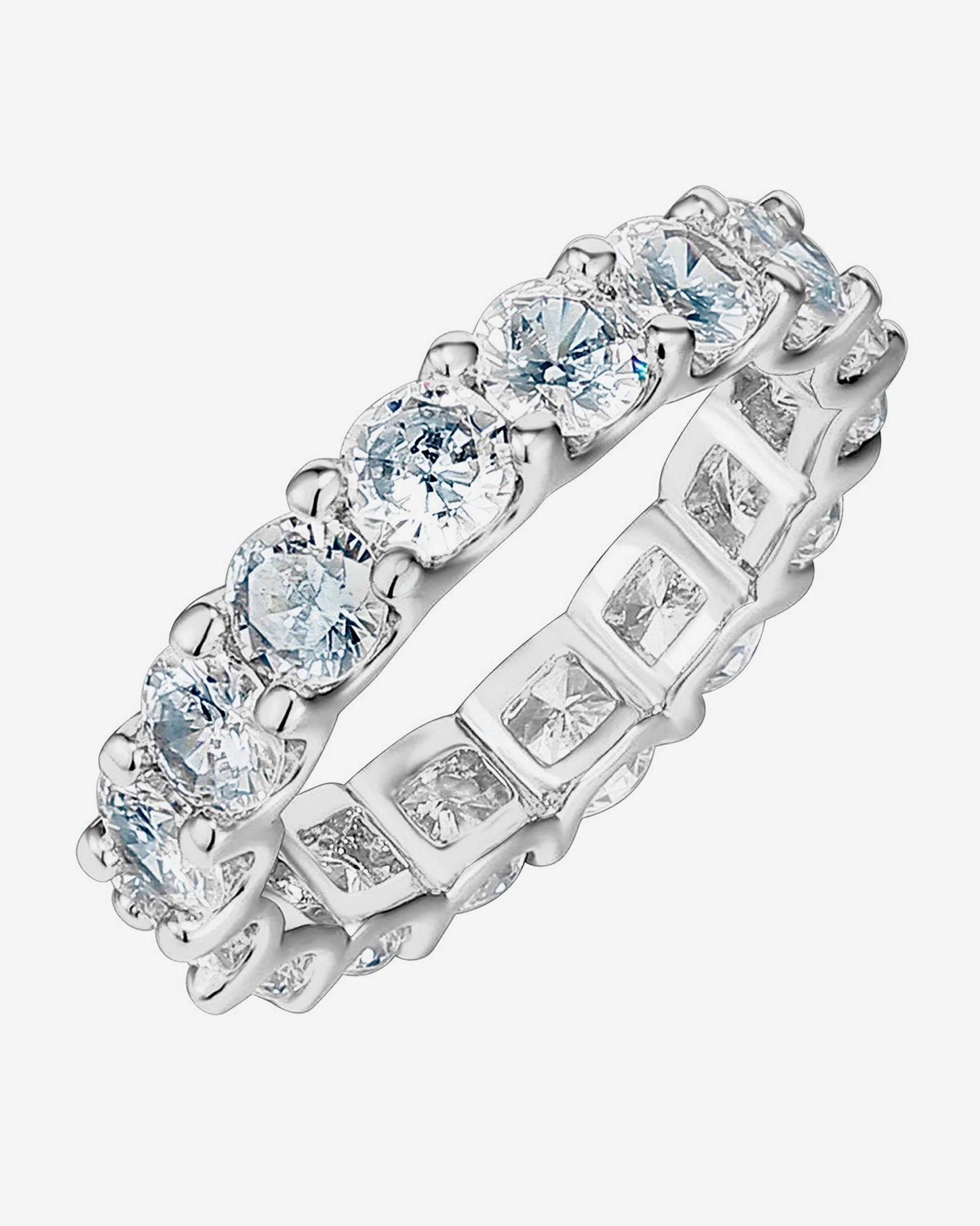 4mm Round Eternity Band