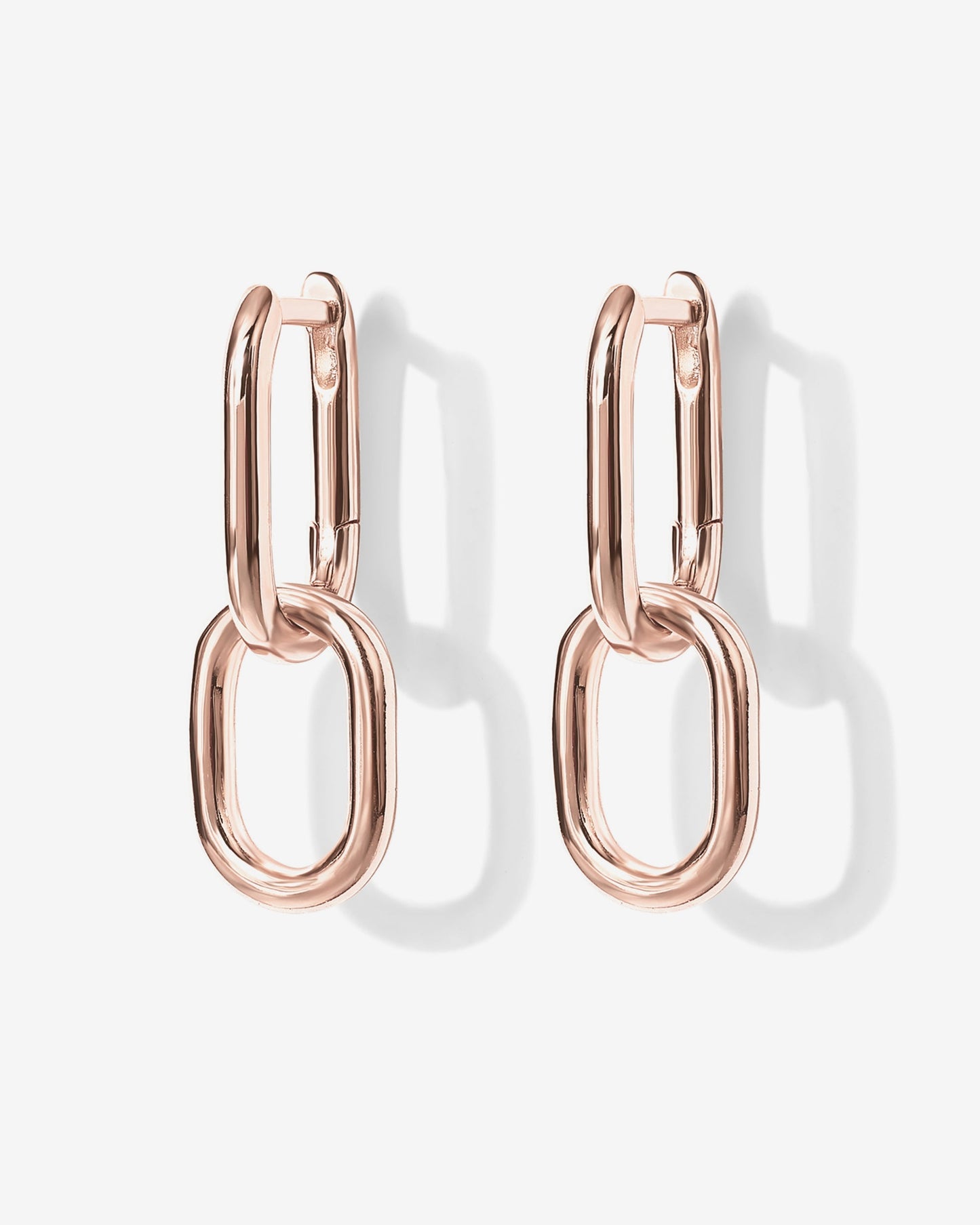Convertible Paper Clip Link Hoops
