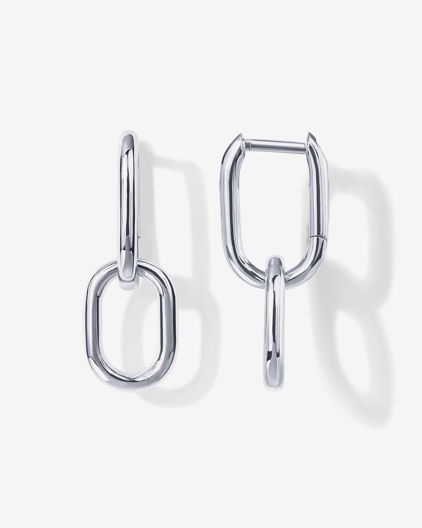 Convertible Paper Clip Link Hoops