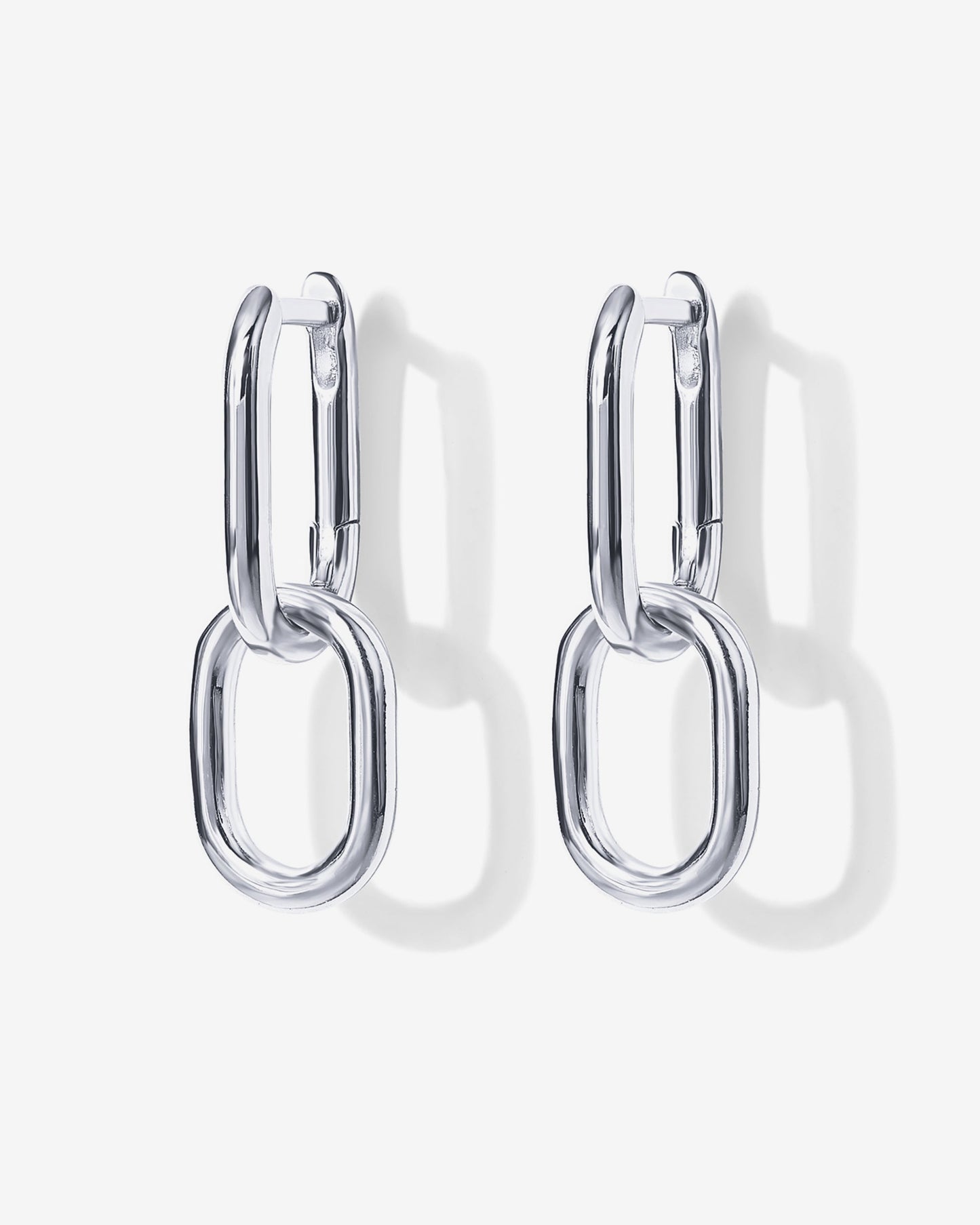 Convertible Paper Clip Link Hoops