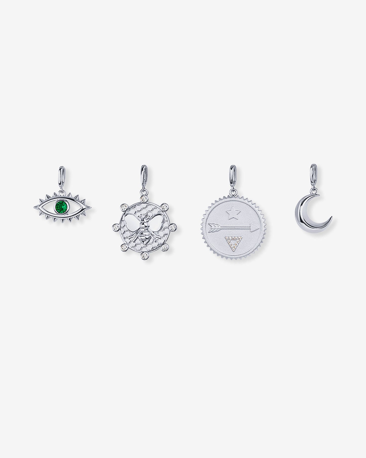 Chunky Charm Lariat Necklace