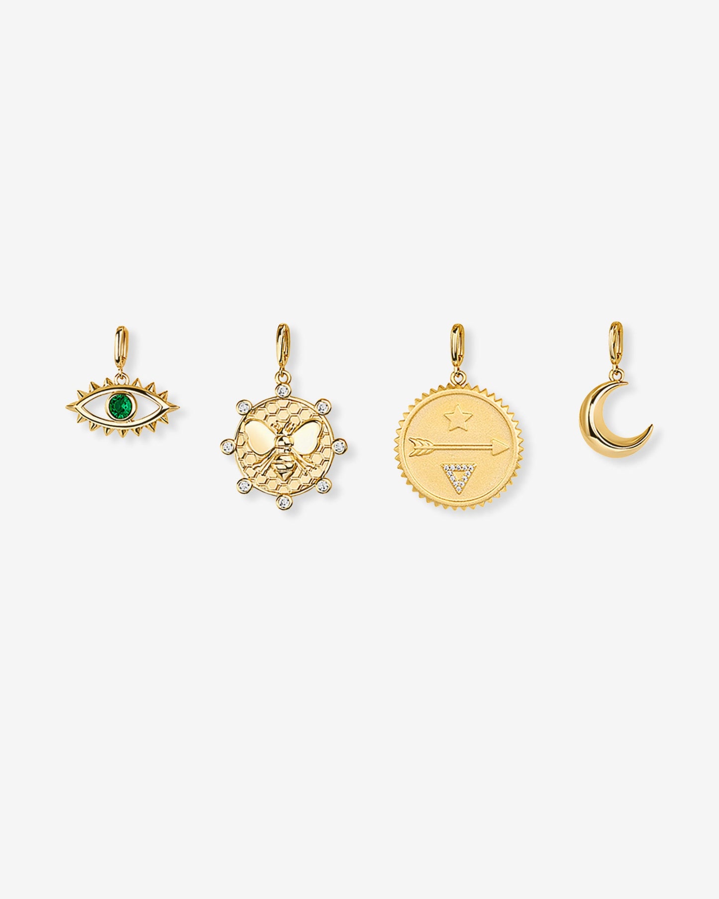 Chunky Charm Lariat Necklace
