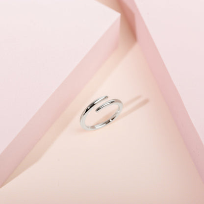 Open Twist Eternity Band