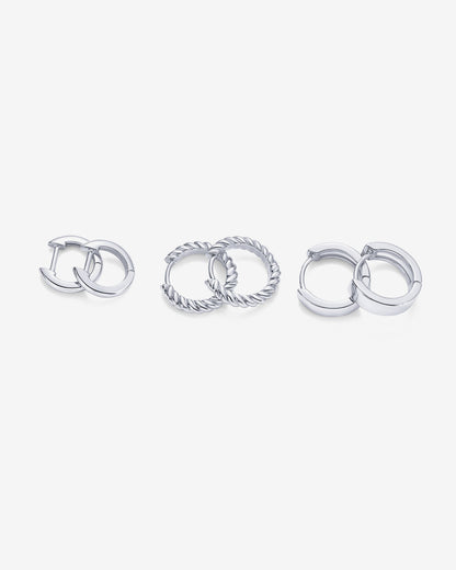 Oasis Huggie Earring Pack